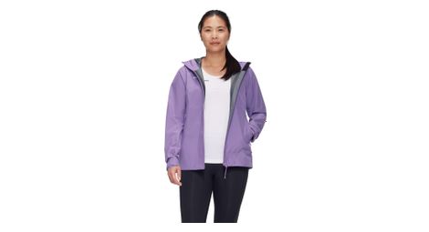 Veste imperméable mammut alto light hooded violet femme
