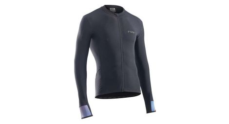 Maillot manches longues northwave fahrenheit noir holographic