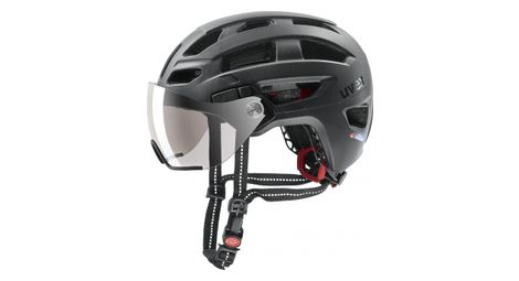 Casque uvex finale visor noir mat