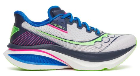 Chaussures Running Saucony Endorphin Azura Blanc/Bleu/Rose Homme