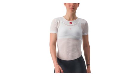 Maillot de corps manches courtes femme castelli pro issue 2 blanc