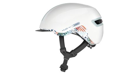 Abus hud-y helmet flower white / white