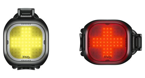 Knog blinder mini twinpack luce anteriore/posteriore + nero