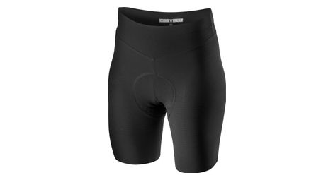 Pantalón corto sin tirantes mujer castelli premio w negro s