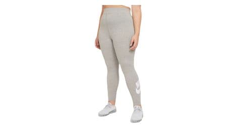 Nike sportswear essential dk mallas largas para mujer gris / blanco xs