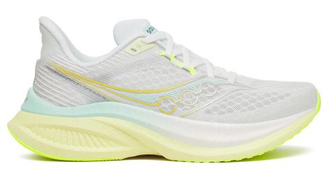 Zapatillas de running Saucony Endorphin Speed 5 Blanco/Amarillo Mujer