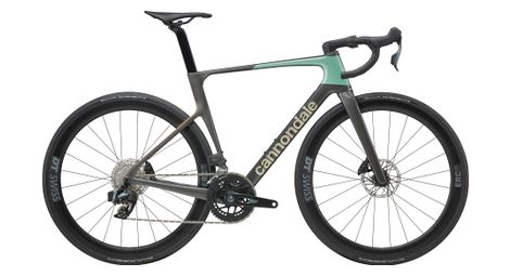 Bicicletta da strada Cannondale SuperSix Evo 4 Gen 5 Sram Rival AXS 12V 700 mm Verde/Grigio 2026