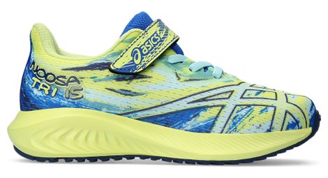 Asics pre noosa tri 15 ps giallo blu scarpe da corsa per bambini 30