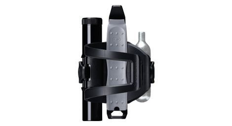 Crankbrothers bc18 bottle cage black + multi-tool (18 funzioni) + co2 inflator