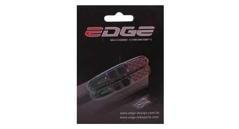 Edge jeu de gommes de frein v-brake atb triple-colour