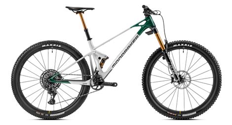 Mondraker raze carbon rr full suspension mtb sram xx1 eagle 12s 29'' silver green 2024