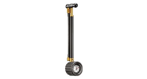 Lezyne Shock Drive Dämpferpumpe (Max 400 psi / 27,5 bar) Schwarz