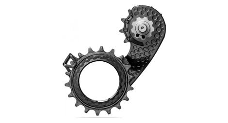 Chape de dérailleur hollowcage absoluteblack pour shimano dura ace 9250 12 v noir