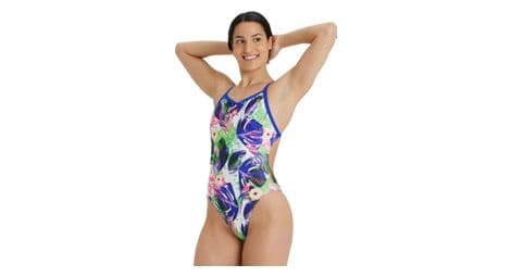 Arena xcross back one piece swimsuit blue