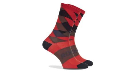 Chaussettes velo rogelli rcs-14 - homme - rouge