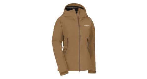 Chaqueta impermeable lagoped tetras camel para mujer