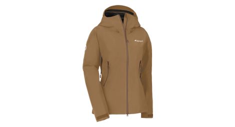 Lagoped tetras camel waterproof jacket for women