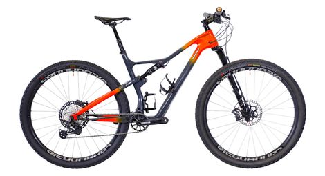 vtt tout suspendu cannondale scalpel carbon 2 29 shimano xt 12v orange gris 2022