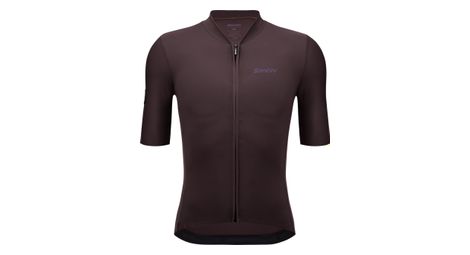 Maillot de manga corta unisex santini stone negro