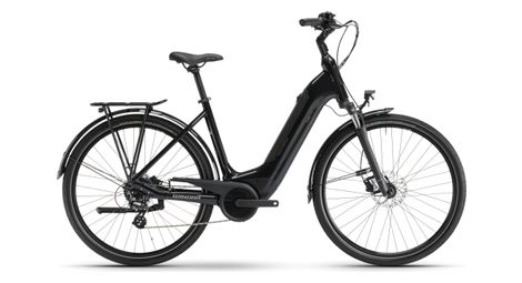 Bicicletta da città elettrica Winora Tria X7 Low Shimano Altus 7V 500 Wh 700 mm Nero T.S 150/165 cm - Bicicletta da esposizione