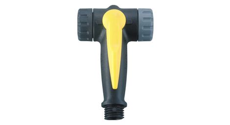 Embout de pompe topeak twin head noir jaune