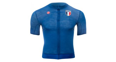 Castelli maglia francia 2.0 manica corta blu