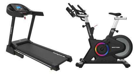 Smart training station: tapis de course dt16+ + smart bike smb1v3 | entraînez-vous en mode connecté