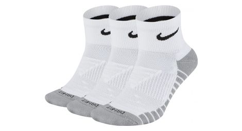 Chaussettes (x3) nike everyday max cushion quarter blanc unisex