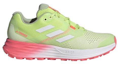Chaussures de Trail Running adidas Terrex Two Flow Jaune Rouge Femme