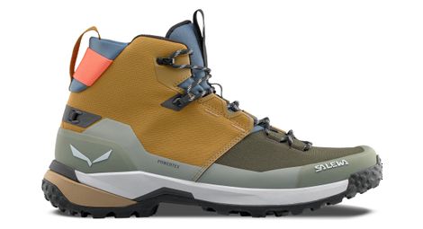 Wandelschoenen salewa puez mid powertex bruin/grijs