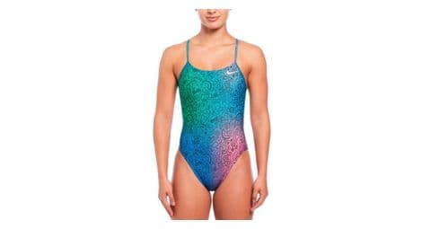 Nike swim hydrastrong multi print multicolour dames 1-delig badpak