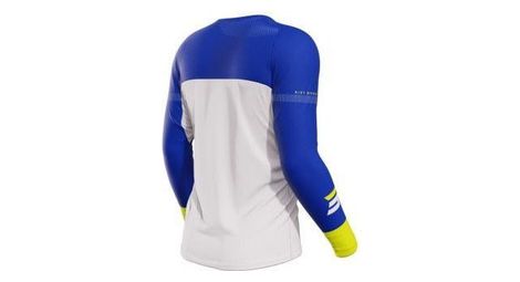 Maillot manches longues shot rogue stok bleu - enfant