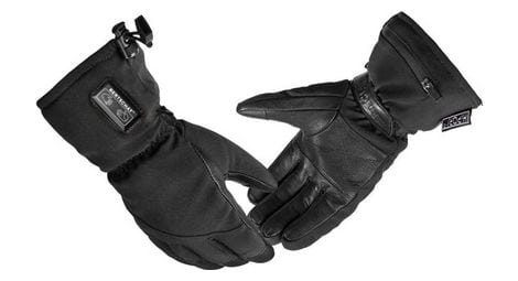 Gants chauffants electriques noirs - dual heating