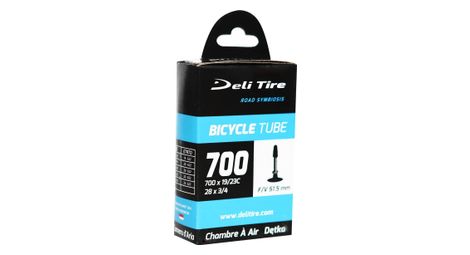 Chambre à air, DELI TIRE FV Presta, 28" dans une boîte
