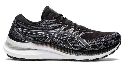 Asics gel kayano 29 running shoes black white women's 39