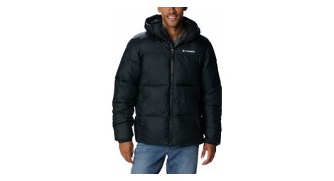 Columbia puffect hooded down jacket black men's l