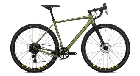 Bicicleta de grava ns bikes rag+ 1 sram apex 11v 700 mm verde / negro 2022 m / 160-175 cm