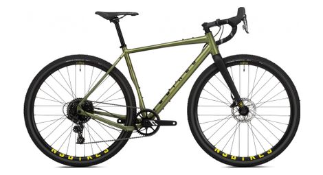 Bicicleta gravel ns bikes rag+ 1 sram apex 11v 700 mm verde / negra