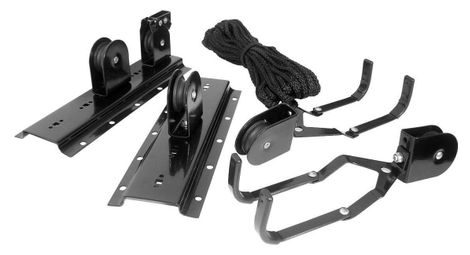 Support vélo à poulie eufab maxi 20kg