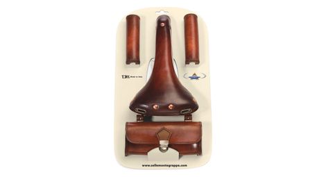 Tristesse ensemble charleston sporting leather brown 3 pièces