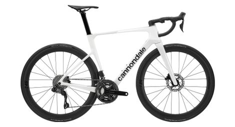 Cannondale SuperSix Evo 5 Rennrad, Shimano 105 Di2 12V, 700 mm, Weiß Cashmere 2027