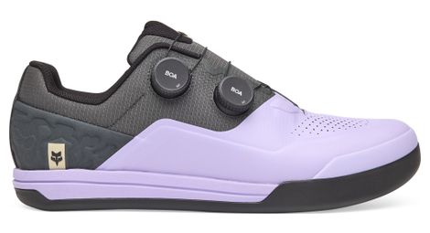 Chaussures pédales plates fox union boa flat limited edition violet