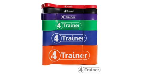 Pack bandes elastiques - powerband x6 - 4trainer