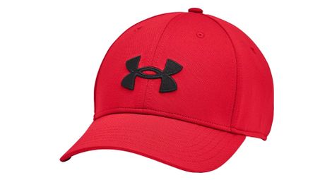 Casquette reglable under armour blitzing rouge homme