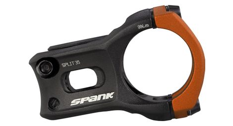 Potence spank split 35 mm 0 noir orange
