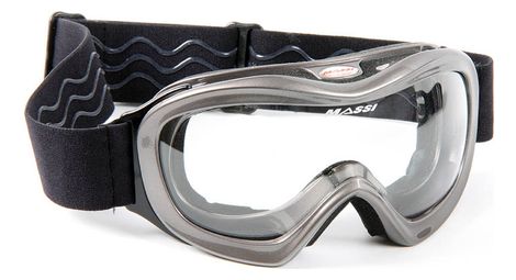 Masque massi o show series argent verres clairs