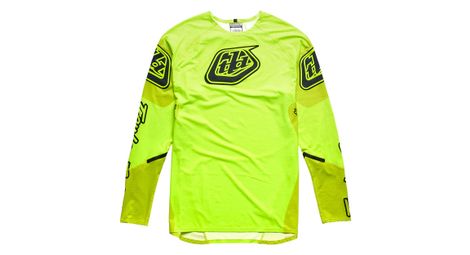 Camiseta de manga larga sprint ultra amarilla de troy lee designs
