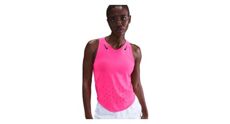 Camiseta de tirantes nike aeroswift rosa, mujer