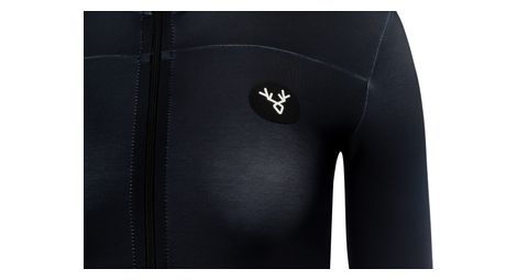 Maillot manches longues lebram bonette noir femme coupe ajustee