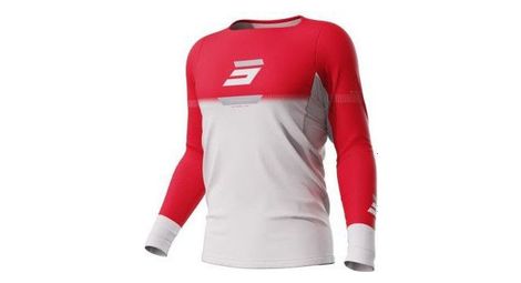 Maillot manches longues shot rogue stok rouge